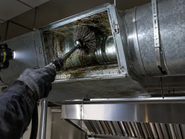 Nettoyage et ramonage des conduits d'extraction